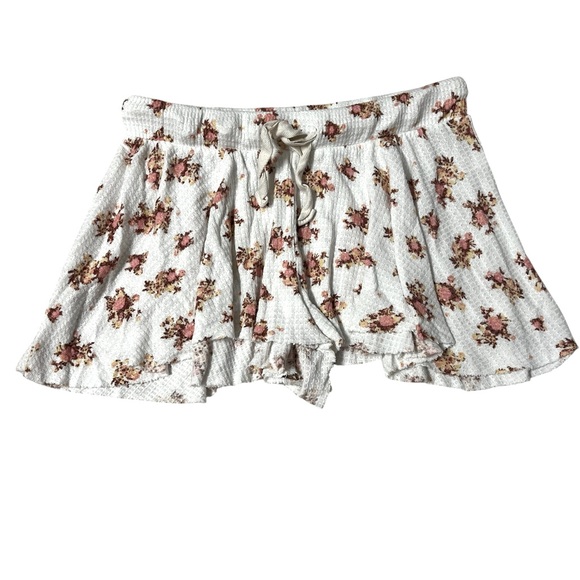 Free People Intimately One of the Girls Floral Drawstring Shorts - Size XS - Picture 2 of 7
